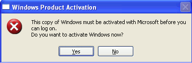 activate windows xp by phone